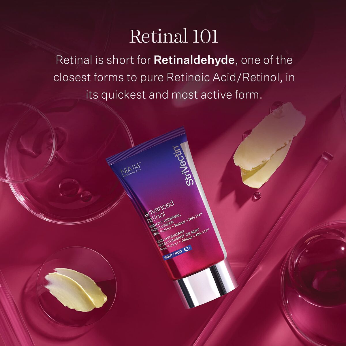 Crème antirides de nuit StriVectin Advanced Retinol 50 ml